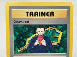 Giovanni 104/132 Gym Challenge Rare Trainer Pokemon Card - Moderately Played - Image 3