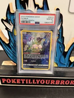 Pokemon TCG Mew Crown Zenith Galarian Gallery Holo Rare Card GG10/GG70 - Image 1