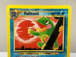 Politoed 27/75 Neo Discovery WOTC Rare Pokemon Card - Heavily Played - Image 3