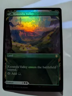 Kazandu Mammoth Card Magic the Gathering Zendikar Rising Foil RARE - Image 2