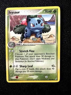 Ivysaur 35/100 Crystal Guardians Pokemon Card - Image 1