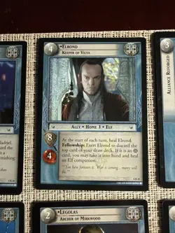 Lord of the Rings TCG 24 Rare Card Lot (2 of each) Elven - Image 3
