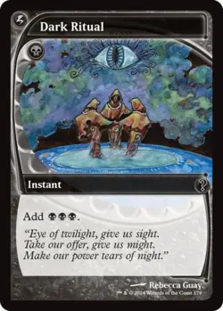 MTG English Dark Ritual (Future Sight) NM Foil Mystery Booster 2 - Image 1