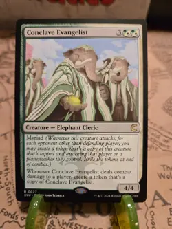 MTG Conclave Evangelist Ravnica: Clue Edition Regular Rare NM - Image 1