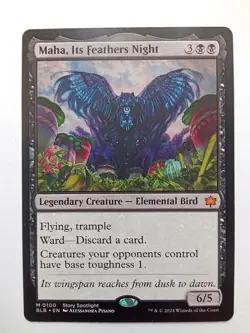 Maha, Its Feathers Night 100 Bloomburrow MTG - Image 1