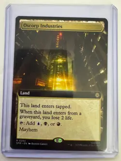 Oscorp Industries (Extended Art) #0282 Non-Foil Marvel's Spider-Man NM ENG MTG - Image 1