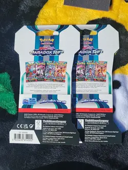 Pokemon TCG Scarlet & Violet Sleeved Booster Pack - 10 Cards. Lot Of 2 820650853258 - Image 2