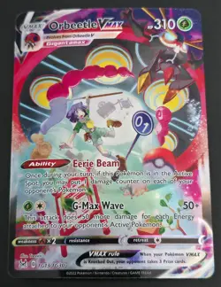 NM Pokemon Lost Origin Orbeetle VMAX Full Art FA Trainer Gallery #TG13/TG30 - Image 1