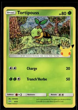 2021 Other - McDonald's Collection 2021 (French), t1 Turtwig Basic/Promo #4 - Image 1