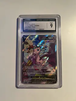 Pokemon TCG Mew V Alternate Art 251/264 Fusion Strike CGC grade 9 Mint - Image 1