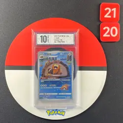 Pokemon S-Chinese Sword&Shield Bibarel AR CS5aC 130 Grade10 - Image 1