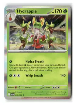 Hydrapple 018/182 Rare Destined Rivals Pokemon Near Mint - Image 1