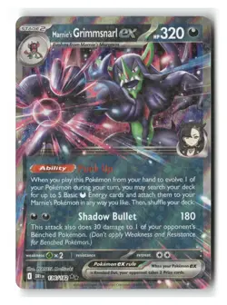 Marnie's Grimmsnarl ex 136/182 Double Rare Destined Rivals Pokemon Near Mint - Image 1