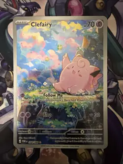 Pokemon TCG Clefairy Perfect Order 094/088 Illustration Rare Near Mint In Hand - Image 1
