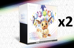 (2) Pokemon Prismatic Evolutions Elite Trainer Box ETB - Image 1