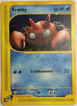Krabby 115/165 E-Series Expedition Base Pokemon LP - Image 1