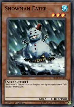 Snowman Eater 1st Ed Super Rare AC18-EN008 Yu-Gi-Oh! - Image 1