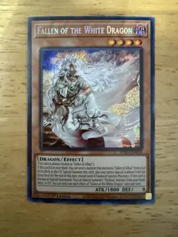 Konami Yu-Gi-Oh! Fallen of the White Dragon 1st Edition Secret rare - Image 3