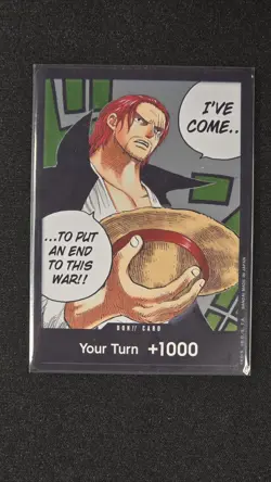 Shanks DON!! OP02 M PF OPTCG One Piece Paramount War Series - Image 1