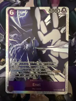 One Piece TCG Enel OP15-060 SR Near Mint In Hand - Image 1