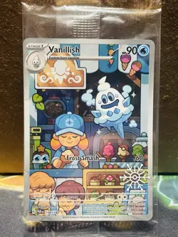 SEALED Vanillish 190/182 Holiday Calendar Snowflake Stamp Pokemon Card - Image 1