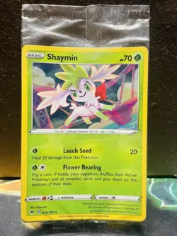 SEALED Shaymin 015/185 Vivid Voltage Cosmos Holo Promo Pokemon Card - Image 1