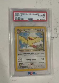 Pokemon Card - PIDGEOT - Southern Island Promo #2/18 - PSA 10 - Image 1