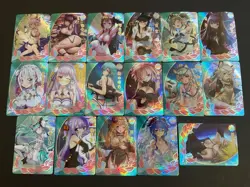 Goddess Story - Anime Beauties Card Lot - 17 Cards! Bikini Anime - SSR Foil - Image 2