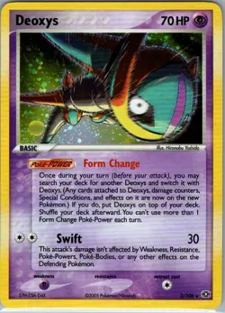 Deoxys (Speed Forme) 2/106 Holo Emerald - Pokemon Card - NM - Image 1