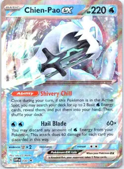 #030 Chien-Pao ex Pokemon SV: Scarlet & Violet Promo Cards Promo - Image 1