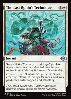 1x The Last Ronin's Technique - Foil NM Eng MTG - MTG TMNT - Image 1