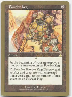 Powder Keg x1 (World Championship Decks, 1999) Gold Bordered MTG - Image 3