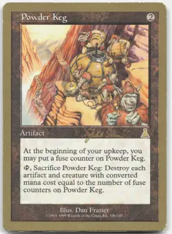 Powder Keg x1 (World Championship Decks, 1999) Gold Bordered MTG - Image 5