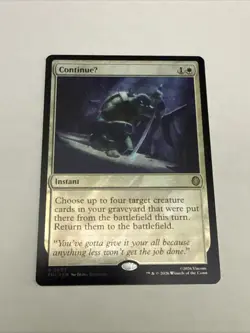 Magic the Gathering - ContinueU SURGE FOIL - #0007 - RARE - TMNT - Mint - Image 1