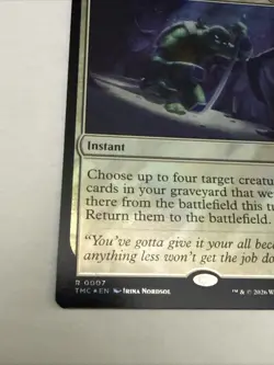 Magic the Gathering - ContinueU SURGE FOIL - #0007 - RARE - TMNT - Mint - Image 2