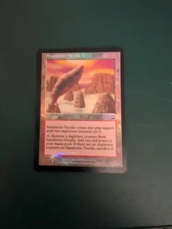 Sandstone Needle Mercadian Masques FOIL LP/MP clouding Magic the Gathering 1 - Image 1