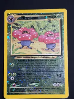 SWIRL Vileplume 17/18 Southern Islands Reverse Holo LP Pokemon TCG - Image 5
