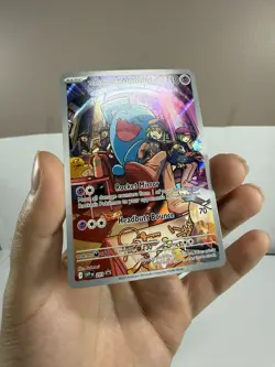 Pokemon Team Rocket's Wobbuffet 203 Destined Rivals ETB Promo - Image 5