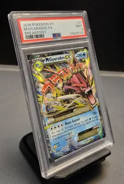 Pokemon M Gyarados EX 2016 Breakpoint Holo 27/122 Mega PSA 9 - Image 2