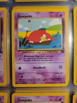 Pokemon Cards Rocket League Slowpoke Normal Common 67 - Image 1