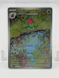 Ivysaur - 167/165 Pokemon 151 (Pokemon) Full Art Illustration Rare Card - Image 1