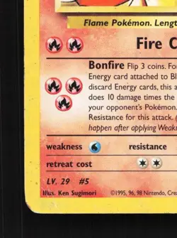 Blaine's Charmeleon 31/132 HP Gym Challenge English Pokemon Card TCG - Image 2