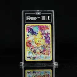 Pokemon Pikachu Full Art Secret Rare Crown Zenith Holo 160/159 TAG 9 2023 - Image 1
