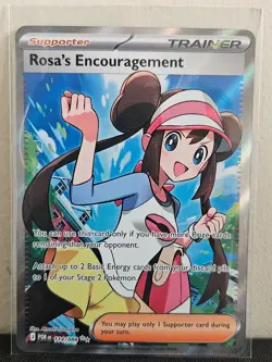 Pokemon TCG Perfect Order Rosa's Encouragement Full Art 114/088 - NM/M - Image 1
