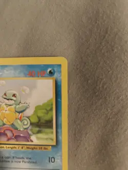Pokemon TCG Squirtle Base Set, Unlimited Common Card NM M - Image 2