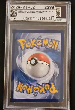 Pokemon Flamigo Illustration Rare Holo PSA 10 Sv02 Paldea Evolved 227/193 - Image 2