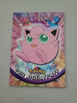 Pokemon Card - 1999 Topps TV Animation Edition - #39 Jigglypuff Blue Label - Image 1