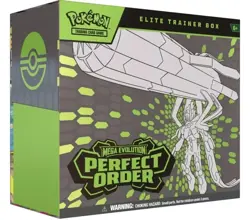 Pokemon TCG Mega Evolution Perfect Order ETB Elite Trainer Box (Factory Sealed) - Image 1