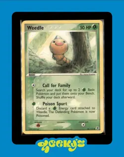 Pokemon FireRed & LeafGreen 86/112 Weedle - Image 1