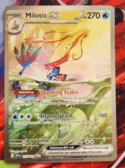 Pokemon Milotic ex 237/191 Sv08: Surging Sparks Holo Special Illustration Rare - Image 1